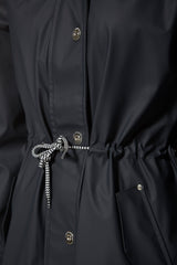 CARLA  Navy Nautical Raincoat By Hublot Marine