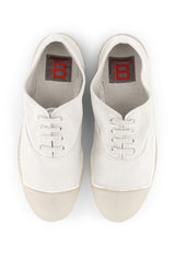 Laces White Tennis Shoes - Womens By BENSIMON