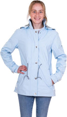 CARLA  Light Blue Nautical Raincoat By Hublot Marine